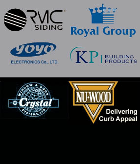 rmc siding, royal building products, yoyo bidet, kp building products, crystal windows and doors, nu wood, apex